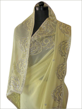 Hand Embroidered Saree