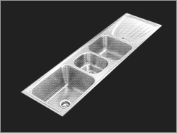 Two & Half Bowl Sink With Drain Board