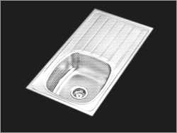 Single Bowl Sink with Drain Board