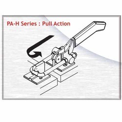 Pull Action Clamp - Metal, Height: 30", Hold Dia: 5.5", Draw Move: 25mm | Corrosion Resistant, Easy to Use, Superior Finish