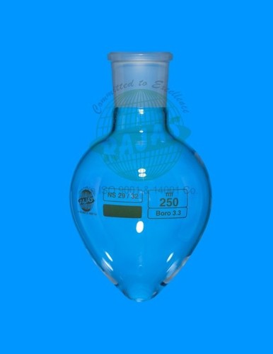 Transparent Pear Shaped Flask