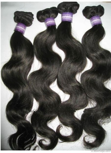 Real Human Hair Extensions - 100% Remy Indian Hair, 20 Inch Wavy Black | Tangle Free, Zero Shedding, Silky Smooth Finish
