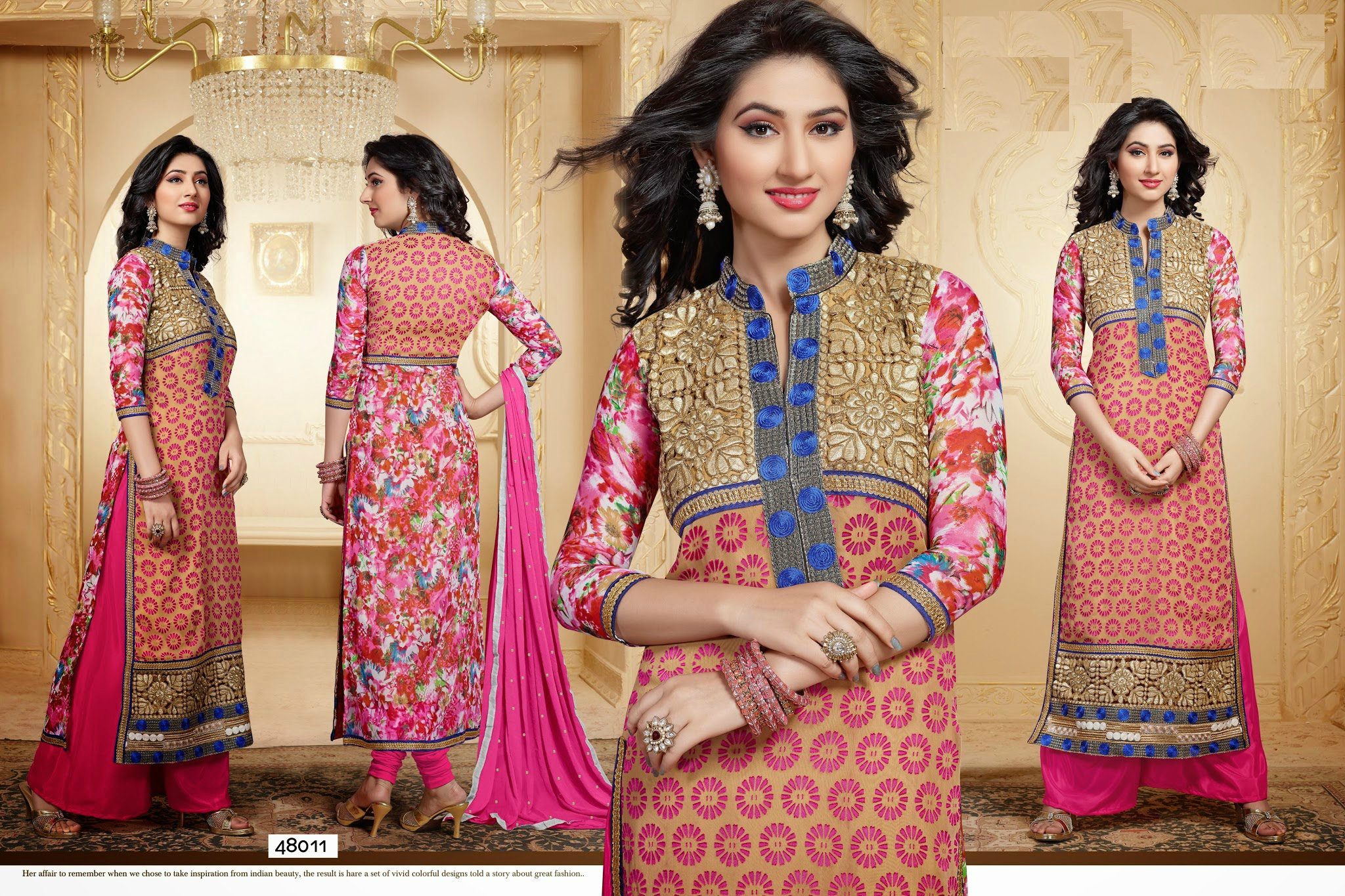 Silk Designer Salwar Kurti