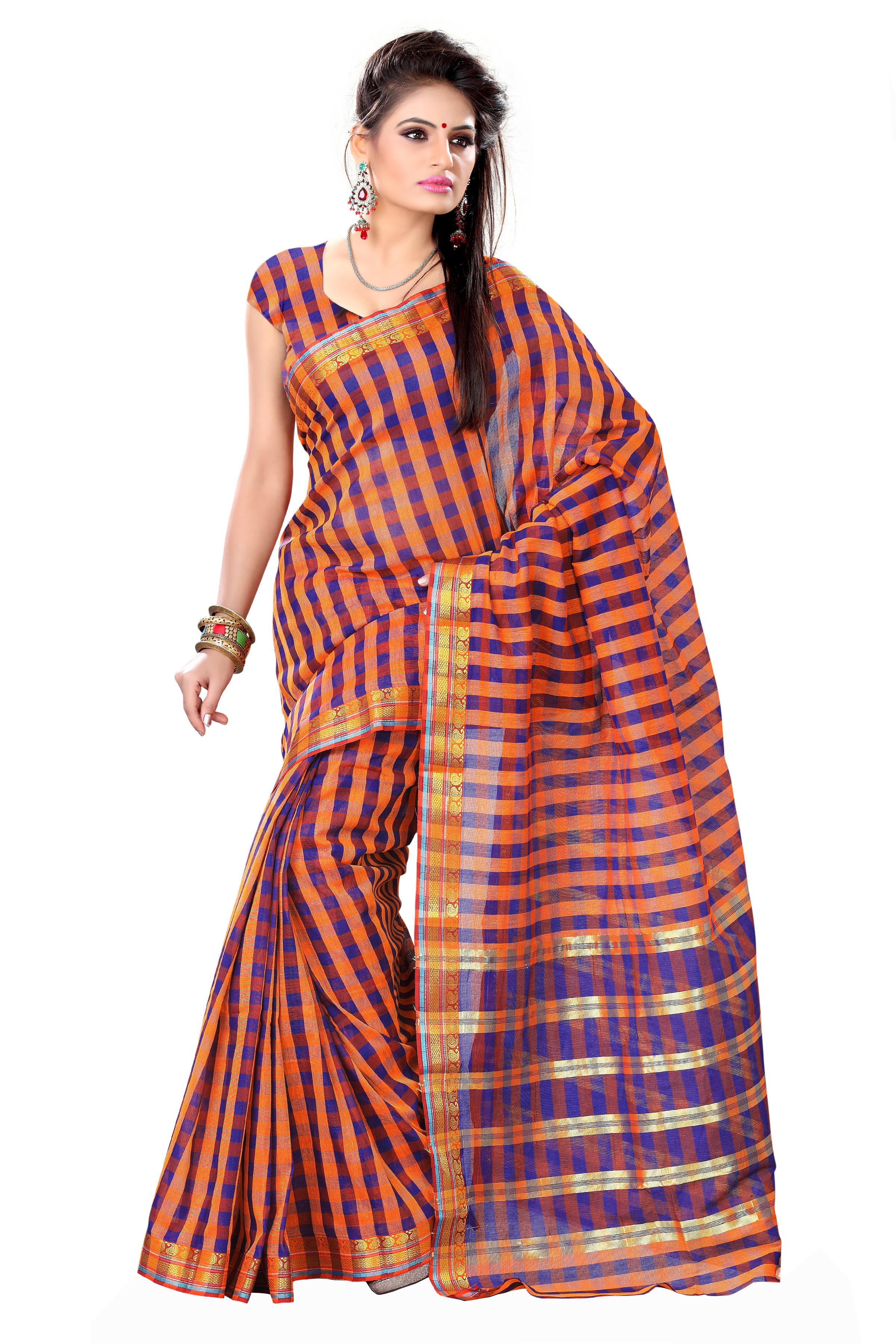 Sethnic Georgette Saree - 5.5mtr, Multicolour Printed With Sequin Work | Bollywood Style Ethnic Wear For Formal Occasions