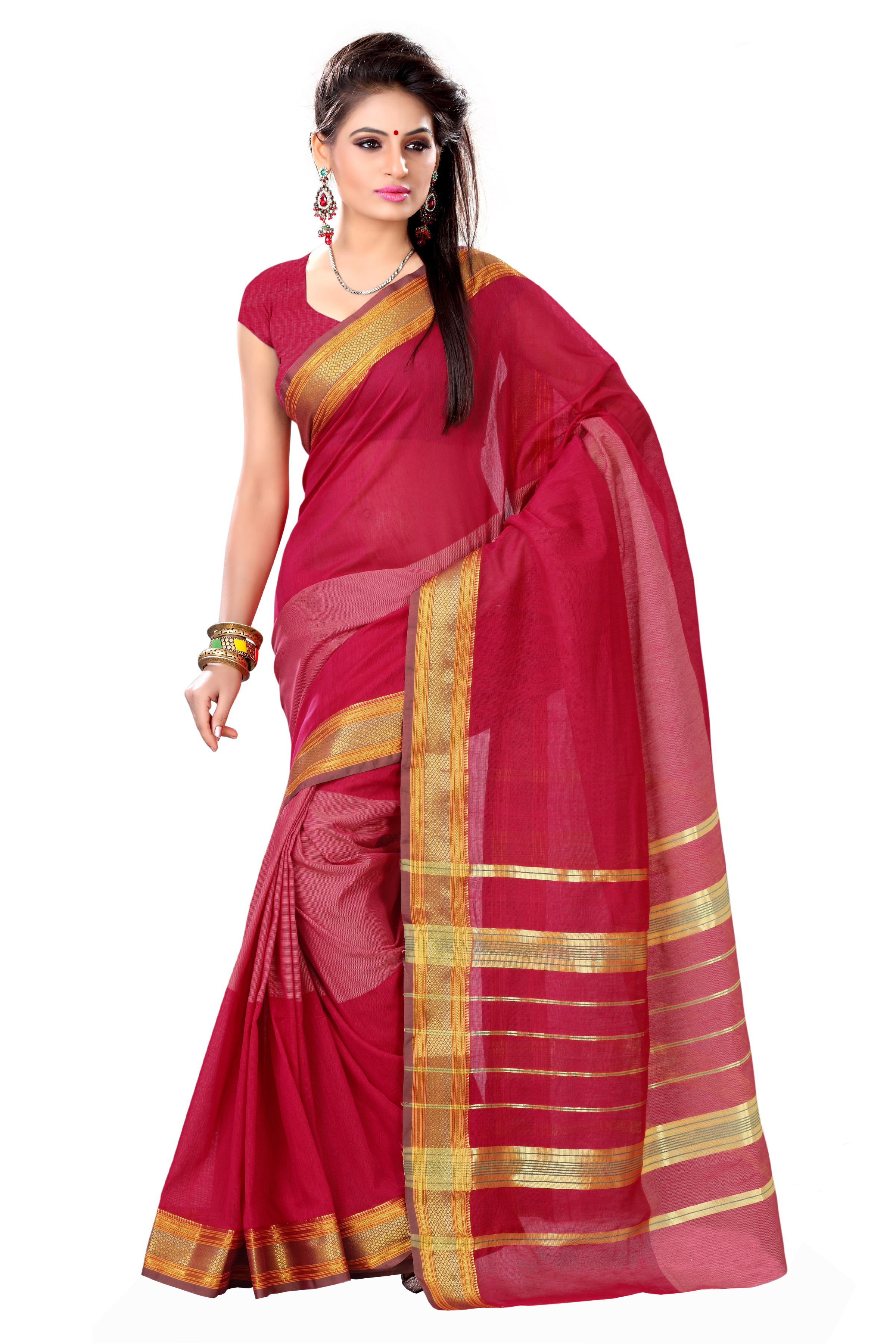 Sethnic Georgette Saree - 5.5mtr, Multicolour Printed With Sequin Work | Bollywood Style Ethnic Wear For Formal Occasions