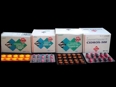 Cidrox-Disp., Cidrom-250, Cidrox-Kid & Cidrox-500 के लिए उत्पाद विवरण