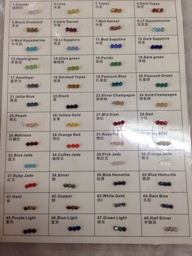 सजावटी कांच की मोती