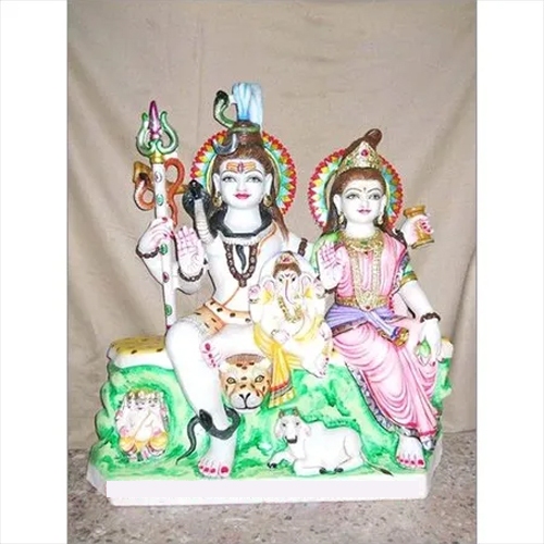 पॉलिशिंग मार्बल गोरिशंकर मूर्ति