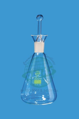 Iodine Flask - Glass, 250ml & 500ml Sizes | Lightweight, High Temperature Resistant, Transparent