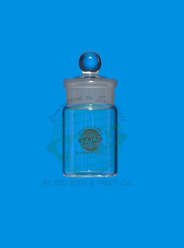 Weighing Bottles - Glass, Compact Sizes 25x40mm to 60x30mm, Transparent with Interchangeable Stopper, Crack Resistant, Fine Surface Finish