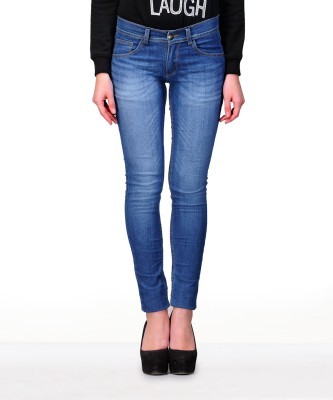 येपमी नीला स्लिम फिट महिला जींस