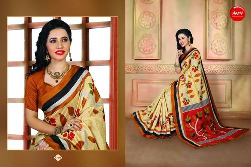 Printed Heavy Art Silk Saree