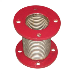 Single axial bellow with flanged ends   