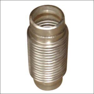 Single axial bellow with wedable ends   