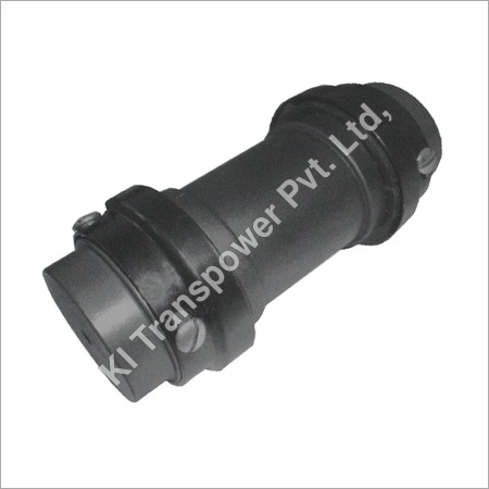 Jaw Spacer Coupling - Aluminium & Cast Iron, 142mm Outer Diameter, 65mm Inner Diameter, Black Color | High Strength, Anti-Corrosive Surface, Interchangeable with Other Manufacturers