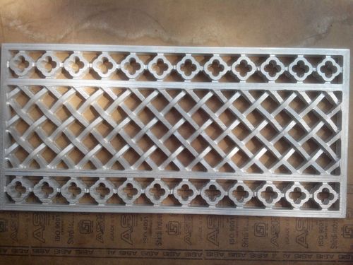 Polished Aluminium Jali