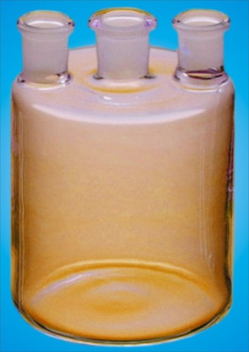 Woulf Bottles - Triple Neck Design with 250ml, 500ml, and 1000ml Capacity | Versatile Laboratory Glassware