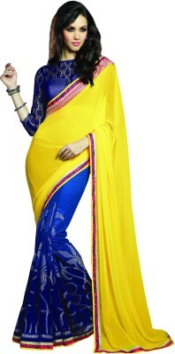 फैशन वियर प्रिंटेड फैशन जॉर्जेट साड़ी