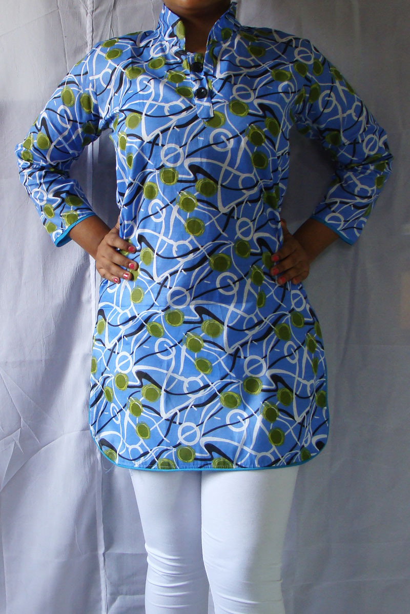 Shagufta Cotton Full Body Printed Kurti
