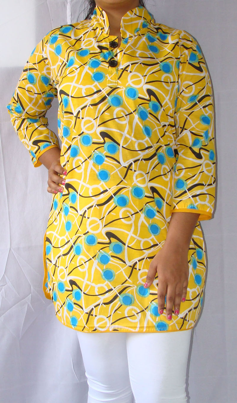 Shagufta Cotton Full Body Printed Kurti