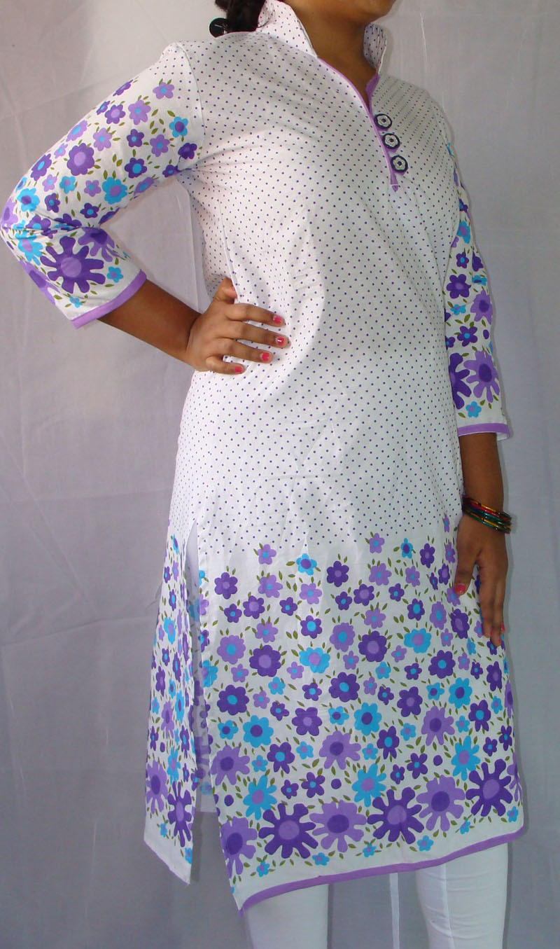 Zoya Cotton Printed Long Kurti