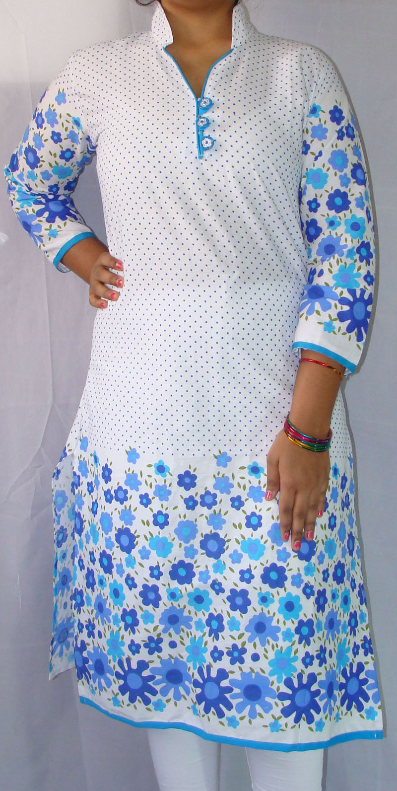 Zoya Cotton Printed Long Kurti