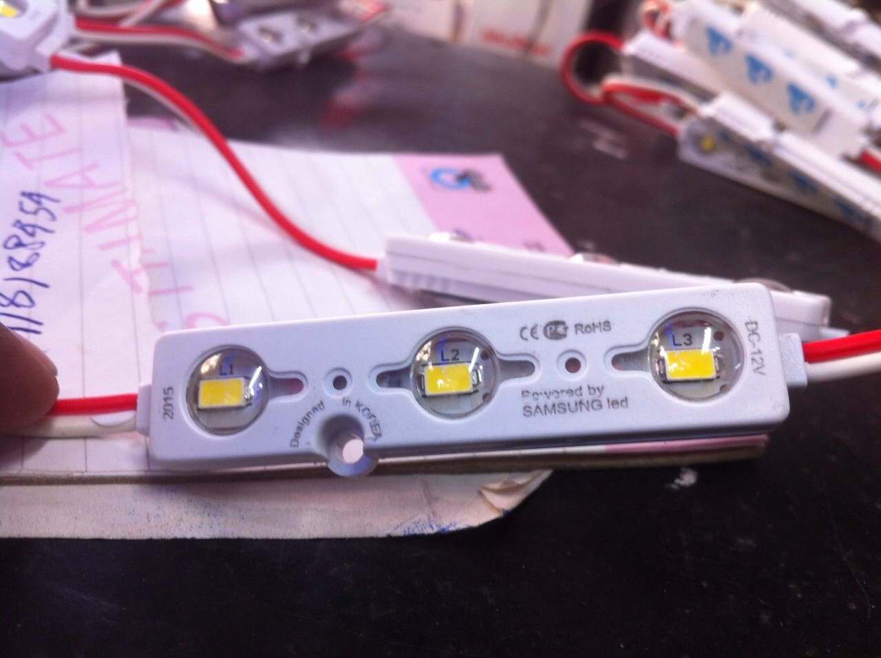 Samsung Led Modules - 1.5 Watt Hour, White Color | High Strength, Rugged Design, Shock Proof, Heat Resistant