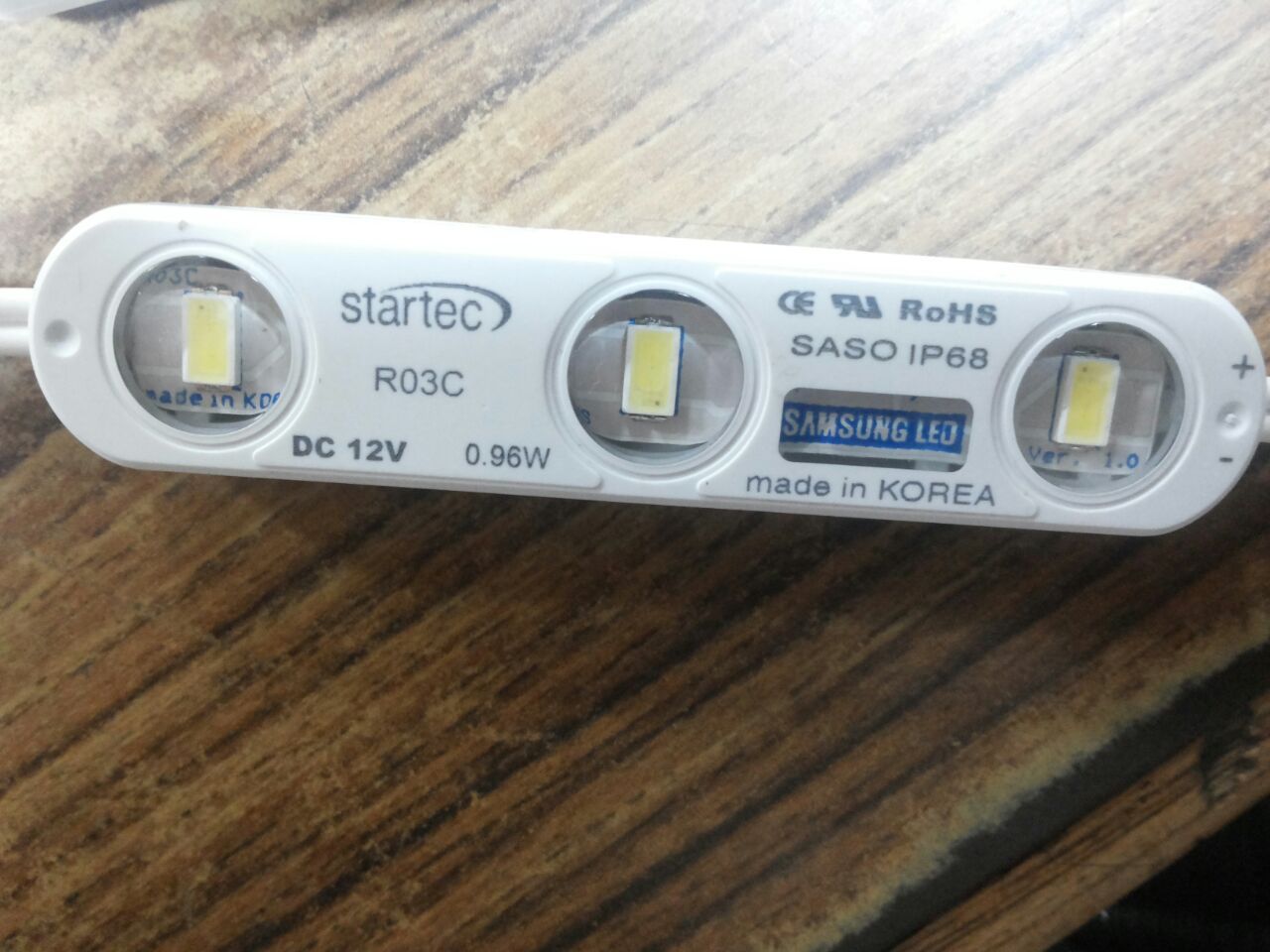 Samsung Led Modules - 1.5 Watt Hour, White Color | High Strength, Rugged Design, Shock Proof, Heat Resistant