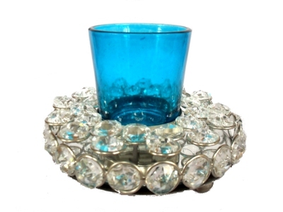 क्रिस्टल टीलाइट कैंडल होल्डर