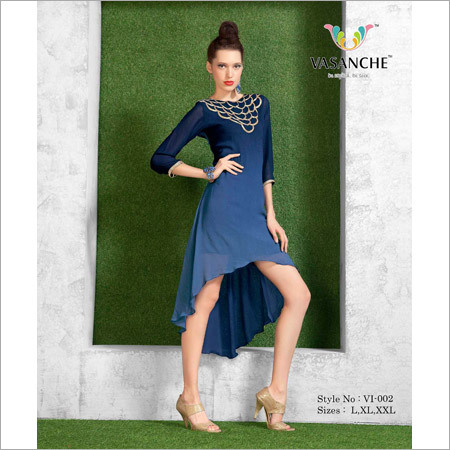 लेडीज इंडो वेस्टर्न ड्रेस