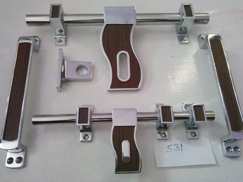 Silver & Red Fancy Door Kit