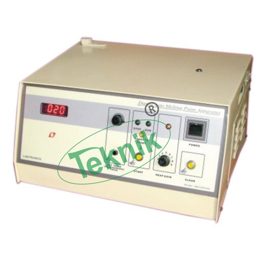 Digital Automatic Melting Point Apparatus - Digital 3 Digit LED Display, 405x360x235 mm Size | Fully Automatic Operation, Accurate Melting Point Detection from 2.0°C to 350°C
