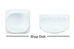 Ceramic Soap Dish - Elegant Glazed Finish | Stylish Design, Non-Slip Base, Easy to Clean