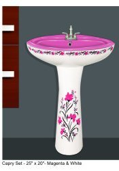 कैप्री वॉश बेसिन सेट इंस्टॉलेशन टाइप: फ़्लोर माउंटेड