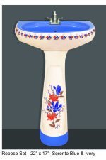 Capri pedestal wash basin