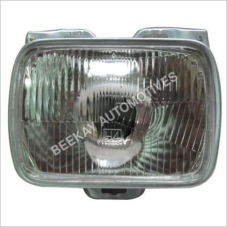 Head Light Assy Maruti 800 - PVC Plastic, Rectangular Shape, White Color, 12 Volt Voltage | Great Illumination, Stylish Design, Smooth Finishing, Highly Functional