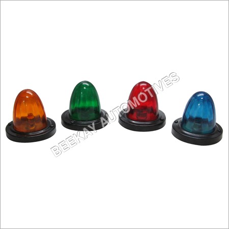 Kiran Light MEDIUM - Polycarbonate Lens, 12 Volt, 5-10 Watt | Durable Finish, Available in Red, Blue, Yellow, White, Green