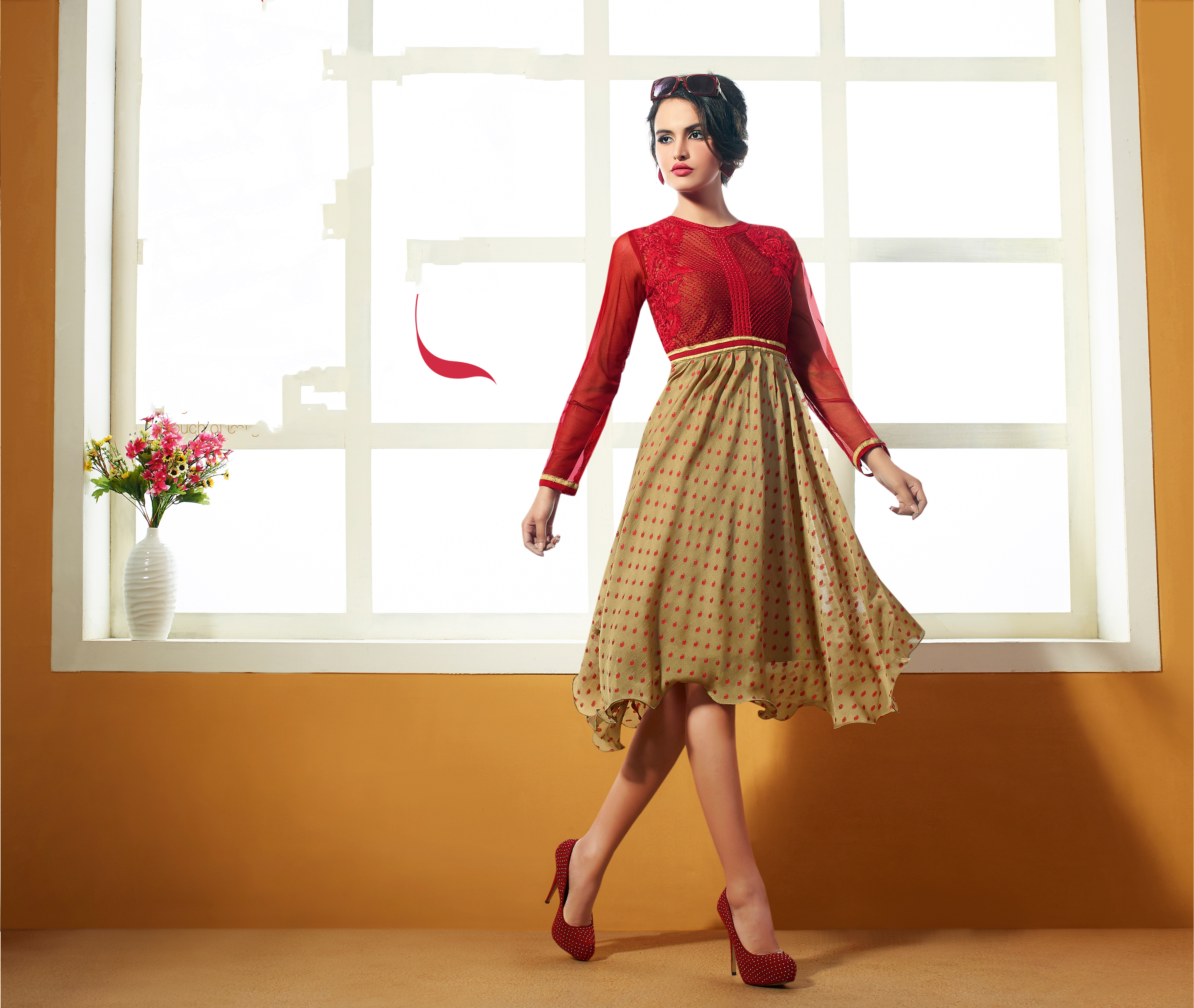 Embroiderd Fancy Kurtis