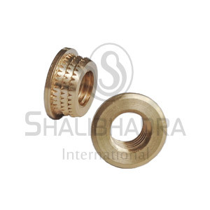 Multi Headed Brass Insert - M10, 4.55mm Diameter, 16mm Height, 3.15mm Thickness | ISO Metric Threads, CNC Machining Compatible, Tolerance 0.02mm