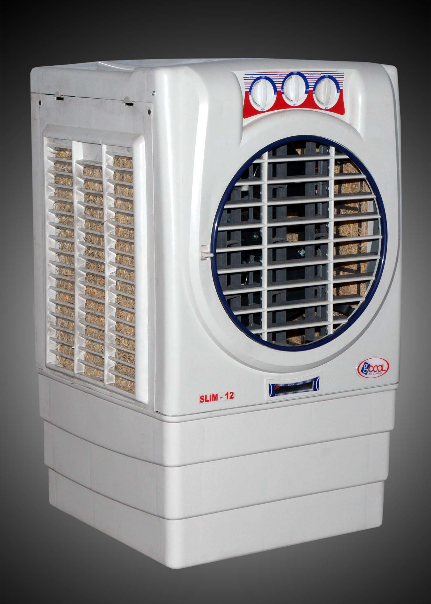 Slim 9 - Plastic Body, 40x30x60 Cm, White, 80w | Compact Design, Quiet Operation, 20l Tank