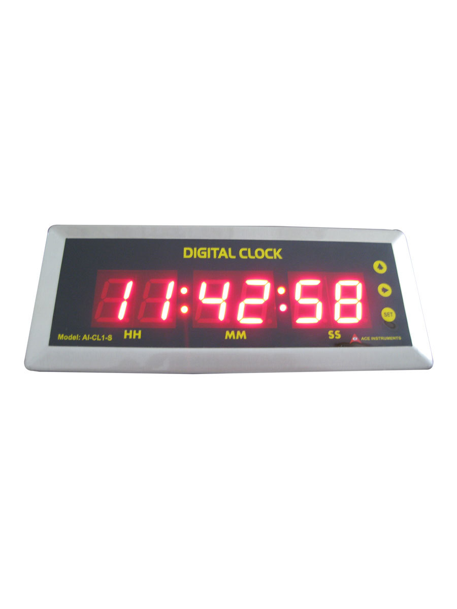 Digital Gps Clocks - Metal & Plastic, 10x5x2 Cm | Led Display, Accurate Time, Easy Install, Durable Build, Gps Syncing, Internal Antenna