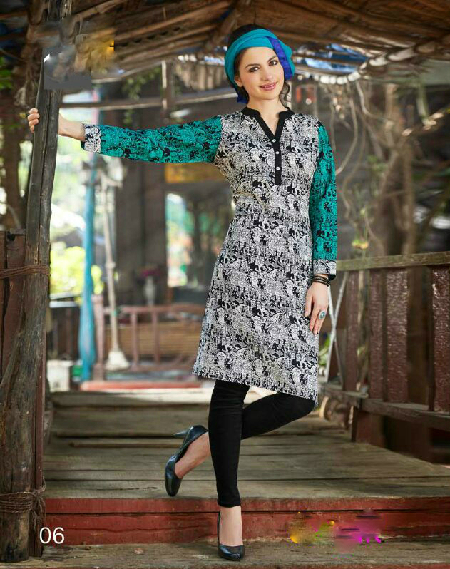 Printed Kurtis - Heavy Rayon Fabric, Designer Style In Sizes M, L, Xl, Xxl, Xxxl | Casual Printed Pattern For Girls