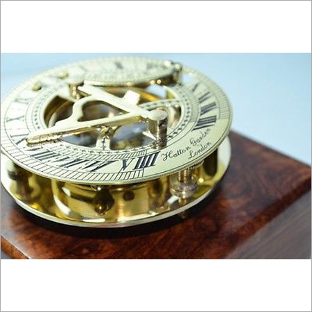 Brass Pocket Sundial Compass