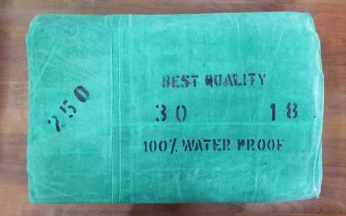 Canvas Tarpaulins - Polypropylene Material, Green Color | Ideal Camp Tent Solution