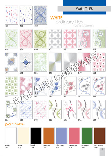 Interior Wall Tiles Size: 20X30