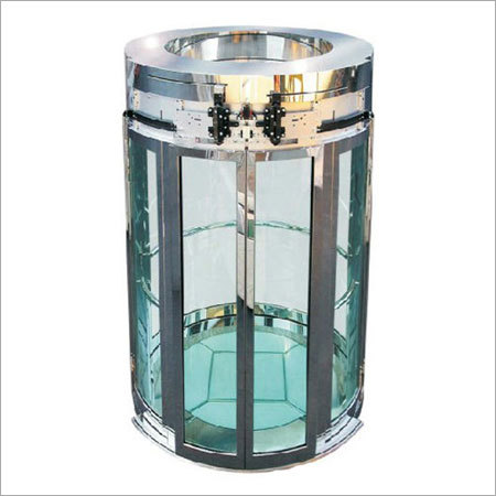 गोल कांच का लिफ्ट