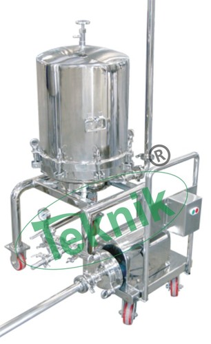 Filtration Assembly - Stainless Steel with 20L Pressure Vessel, 6 or 8 Disc Plates - Ideal for Pharmaceutical Lab Equipment