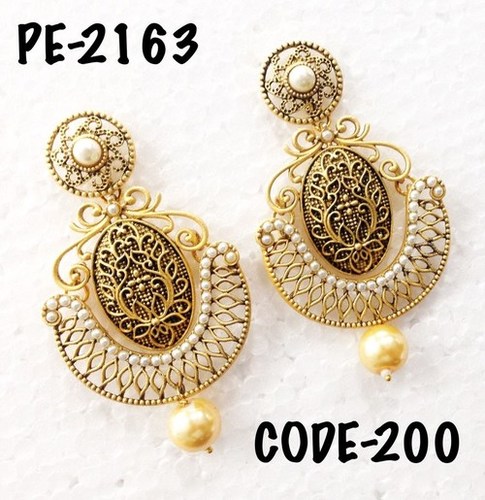 Victorian Earrings - Alloy & Copper Metal, Elegant Multi-Color Design | Stunning Drop Earrings with Superior Stone Quality, Perfect for Weddings and Parties