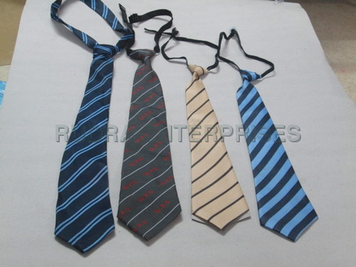 Schools Ties - Cotton, Washable, Printed Fabrics | Soft Texture, Lightweight, Customizable Logo, Ideal for High School Uniforms