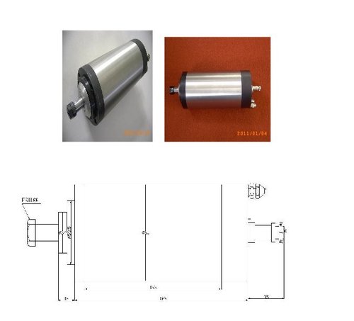 2.0kw 60000 आरपीएम स्पिंडल मोटर